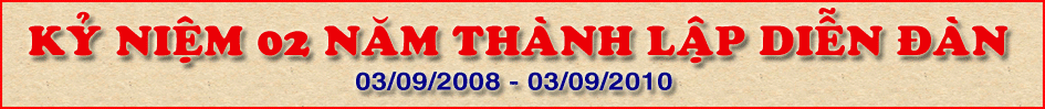 Kỷ niệm 02 năm thành lập diễn đàn